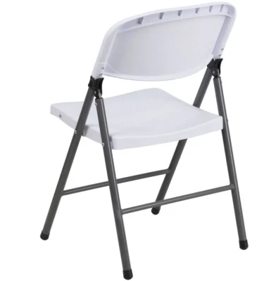  Moderna barata de plástico blanco para exteriores sillas plegables sillas de banquete de boda para eventos