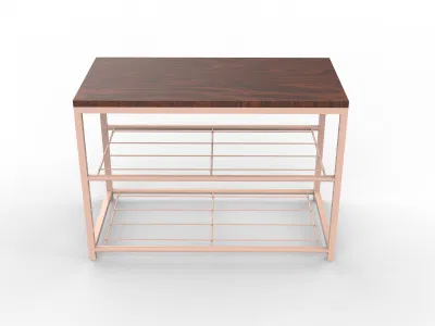 Bastidor de zapata apilable de 3 niveles de tendencia simple, zapata ajustable y prescindible Organizador de almacenamiento de estantes