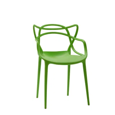 Diseño mayorista muebles Sala Nordic Metal Leg Silla de Comedor salón restaurante francés de terciopelo tejido Silla de Comedor