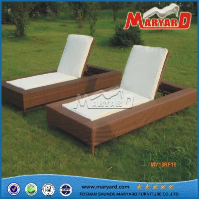  Mobiliario de playa exterior Doble Sunbed Sun Lounger