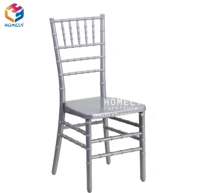 Mobiliario de restaurante Boda Metal Hierro aluminio Chiavari silla para eventos