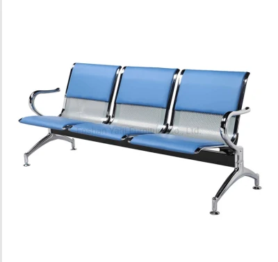 Silla de visitante de muebles de oficina comercial Banco de acero Asientos de terminal de hospital Sala de espera de aeropuerto Silla de espera de oficina (YA-J25)
