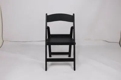 Sillas plegables de resina de plástico blanco