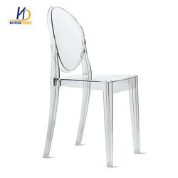 La réplica del reposabrazos Ghost silla transparente PC
