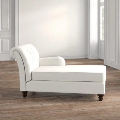 Frank muebles Chaise Restaurante elegante Material personalizado muebles interiores Simple Chaise Longue tela