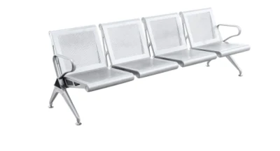 Fabricante de 3 asientos Aeropuerto silla de espera Metal Acero público Mobiliario de exterior silla de exterior Banco asientos Garden Chair