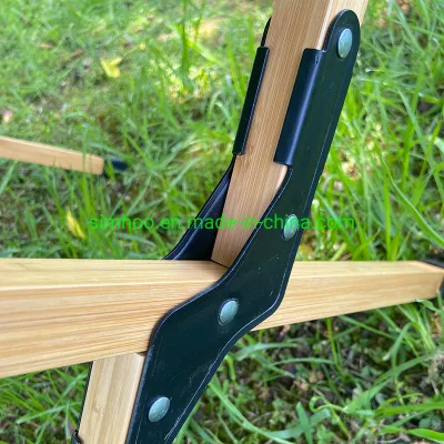 Plegado de bambú Camping mesa de picnic de madera al aire libre campamento plegable Tabla de viajes
