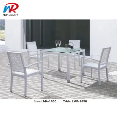  Patio exterior moderno Garden Hotel Swing Bar Ocio Mobiliario para banquetes Salón Comedor de la Iglesia de la tabla de junco de plástico plegable de metal de aluminio silla Restaurante