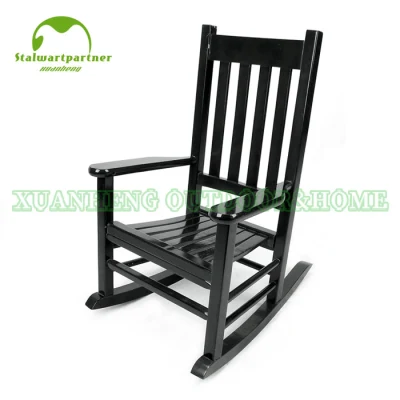 Silla reclinable de madera para jardín