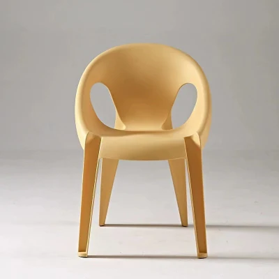  Moderno sillón de plástico comedor Restaurante banquetes Boda al aire libre Sala de estar Balcón Sillón