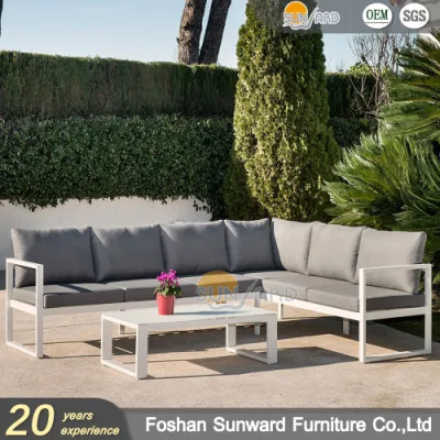 Venta al por mayor caliente moderno estilo de muebles de sofá al aire libre personalizados Establecer