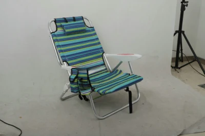  Playa al aire libre plegable tubo de aluminio Arena Camping silla Playa Sillas de campamento