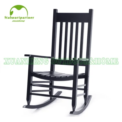 Silla reclinable de madera para jardín