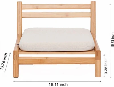  Silla de suelo Bamboo para el salón