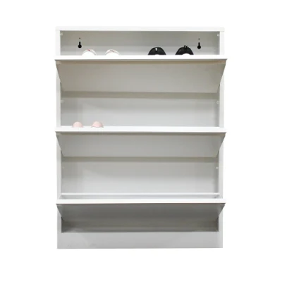  Diseño plegable de acero de ahorro de espacio Zapata Zapata Delgado armario rack
