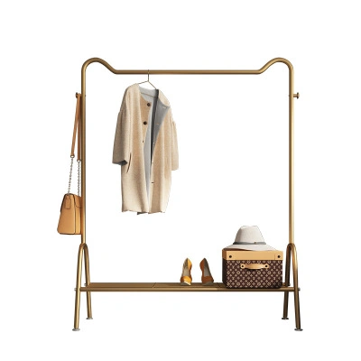 Mostrar ropa resistente soporte de colgar la ropa de abrigo calzado Hall colgador de soportes de tubo de acero estantes Rack Stand