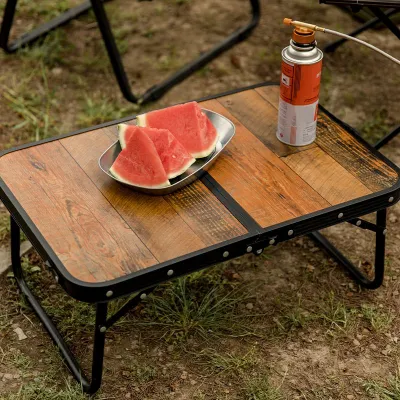 Ultraligero BBQ Camping Muebles plegables comedor portátil aluminio plegable Camp Mesa de picnic