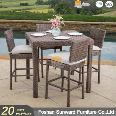 Mayorista Jardín exterior Hotel Inicio Resort Villa proyecto Patio moderno Chino personalizado Ocio aluminio tapizado al aire libre Bistro Bar Set