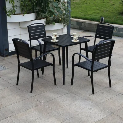  Villa Jardín balcón exterior madera anticorrosivas Rocío resistente al agua de mesa y sillas y mesas de madera Formosa combinar patio fuera
