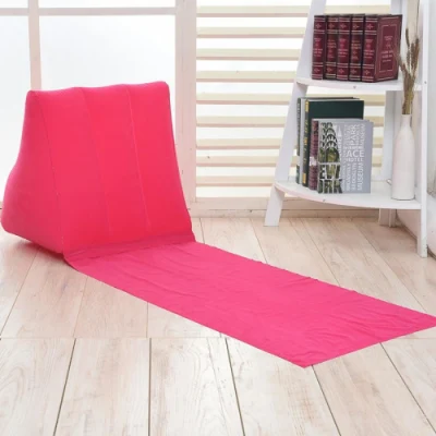 Respaldo portátil cama plegable silla de playa inflable con respaldo playa Tumbona de la piscina silla de playa Bl20874
