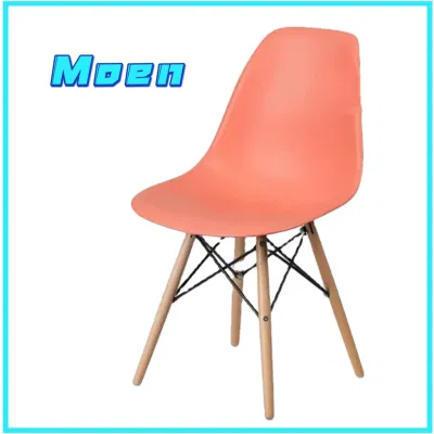 Venta caliente de plástico de bajo precio de la Pierna de Metal Muebles de Comedor Sillas Taburetes