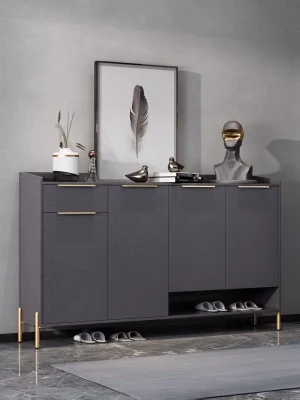 Hogar moderno Living comedor Cocina Mobiliario comedor Living comedor de madera Bastidor de zapata de armario de almacenamiento (UL-22NF0476)