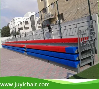 Jy-750 Puestos temporales de tribuna al aire libre para eventos deportivos. Estructura de metal retráctil para asientos de estadio. Sistema de asientos de gradería de plástico telescópico. Silla plegable de gradería.