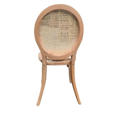 Muebles de caña de Rattan restaurante Vintage Silla de Comedor Louis Volver