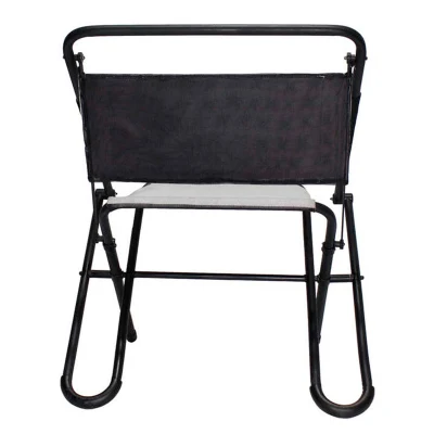 Mochila para picnic portátil al aire libre silla plegable de playa de asiento alto