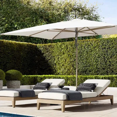 Silla de salón al aire libre Chaise, salón de aluminio Rattan Chaise para césped, playa, terraza, baños de sol junto a la piscina
