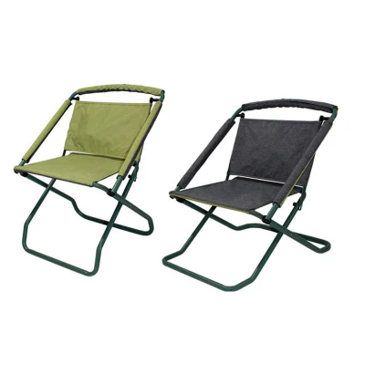 Mochila para picnic portátil al aire libre silla plegable de playa de asiento alto