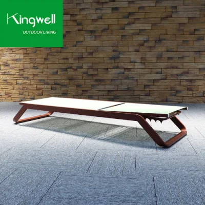 Fábrica OEM Piscina Patio Jardín Sunbed Muebles exterior Chaise Tumbona