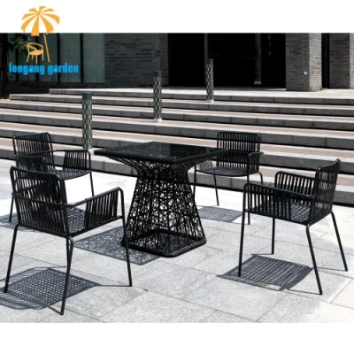  Conversación Mesa de Café y Sillas comedor Sofá Muebles Sets mimbre Jardín de ratán exterior Bistro Patio a la venta