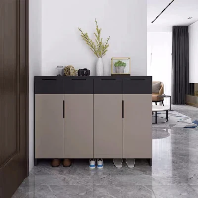 Madera de alta calidad Casa moderna sala de estar Cocina Muebles de Comedor Sala de almacenamiento de armario armario rack de Zapata Zapata (UL-22NF1074)