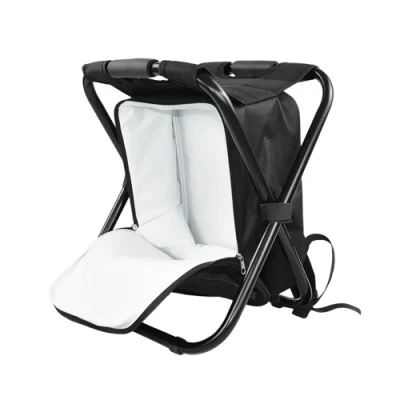 2 en 1 de Pesca Pesca silla plegable silla Wear-Resistant Bolsa Mochila confortable al aire libre caza equipo de escalada Bl21747