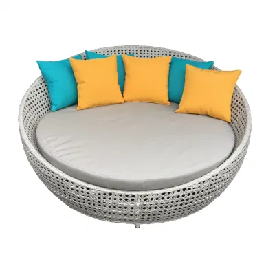  El aluminio+Rattan Personalizar Papel Kraft de Darwin al aire libre ratán Tumbona Tumbona
