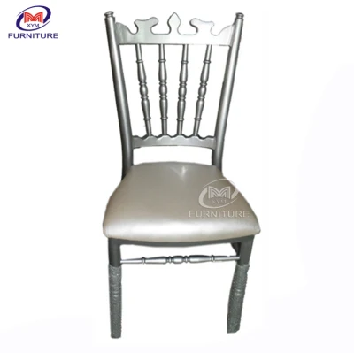Estilo real de metal de apilamiento sillas de Napoleón a la venta