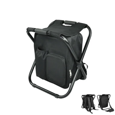 2 en 1 de Pesca Pesca silla plegable silla Wear-Resistant Bolsa Mochila confortable al aire libre caza equipo de escalada Bl21747