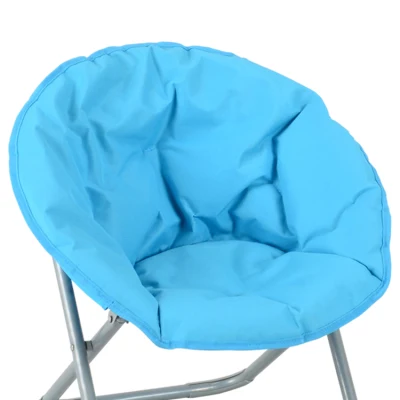 Metal cómodas sillas plegables silla Luna césped