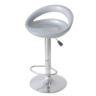 Taburetes Nueva casa de alto lujo Metal nórdico PP de cuero de cocina Silla de alto y moderno mobiliario barato Taburetes con Back