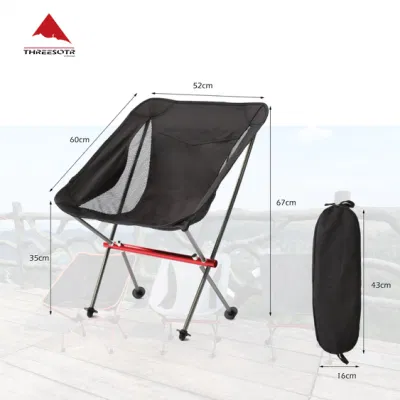 Silla de playa plegable portátil de altas prestaciones