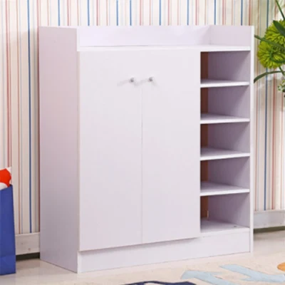 Made in China Modern Home Wooden Storage Cabinet Living Room Cabinets Shoe Rack Wooden Shoe Cabinet Rack with Door and Shelf