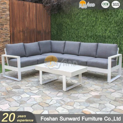 Venta al por mayor caliente moderno estilo de muebles de sofá al aire libre personalizados Establecer