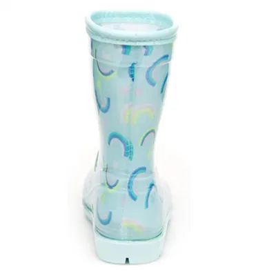 La mujer botas de lluvia PVC adecuado Calzado ligero y resistente al agua los zapatos al aire libre