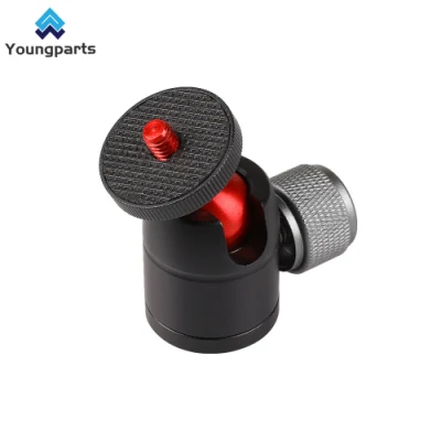  Youngparts Venta caliente Gimbal metálico Bola con Zapata Soporte adaptador para trípode, soporte para teléfono
