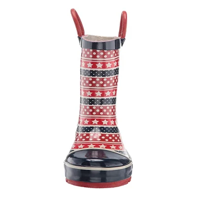 Los niños botas de lluvia botas de caucho impermeable zapatos de moda