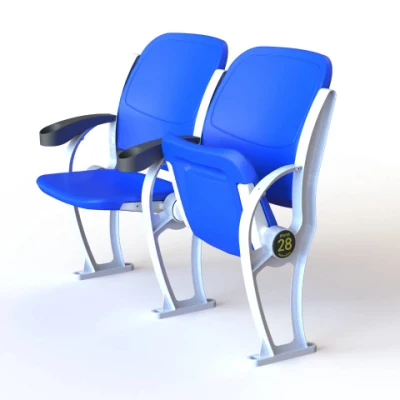 Blm-4681 Asientos Plegables para Estadios Silla de Estadio para Exteriores e Interiores Gimnasio Arena Gradas Sillas Asientos Deportivos Silla de Plástico para Estadio HDPE Blanqueador.