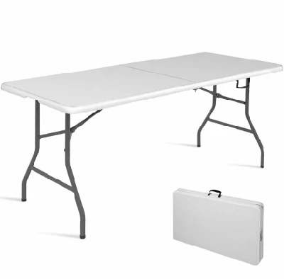  8ft 240cm 10 comedores portátiles Camping banquetes Mesas plegables rectangulares Para eventos
