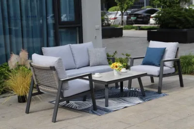 Nuevo Jardín Patio Lounge Kd Muebles de diseño único de la cuerda al aire libre Sofá Sofá