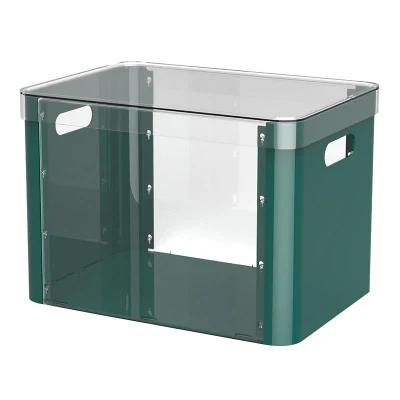  Gran Mini juguete de plástico PET apilable cuadro Anaquel con tapa